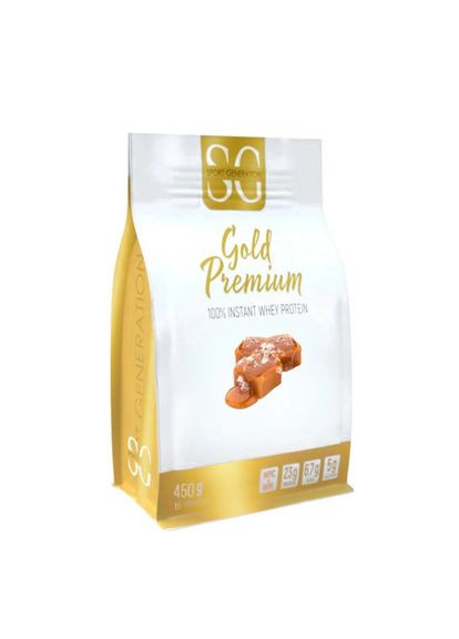 Протеїн Gold Premium 100% Instant Whey Protein 450 g (Salted Caramel) Sport Generation (294608282)