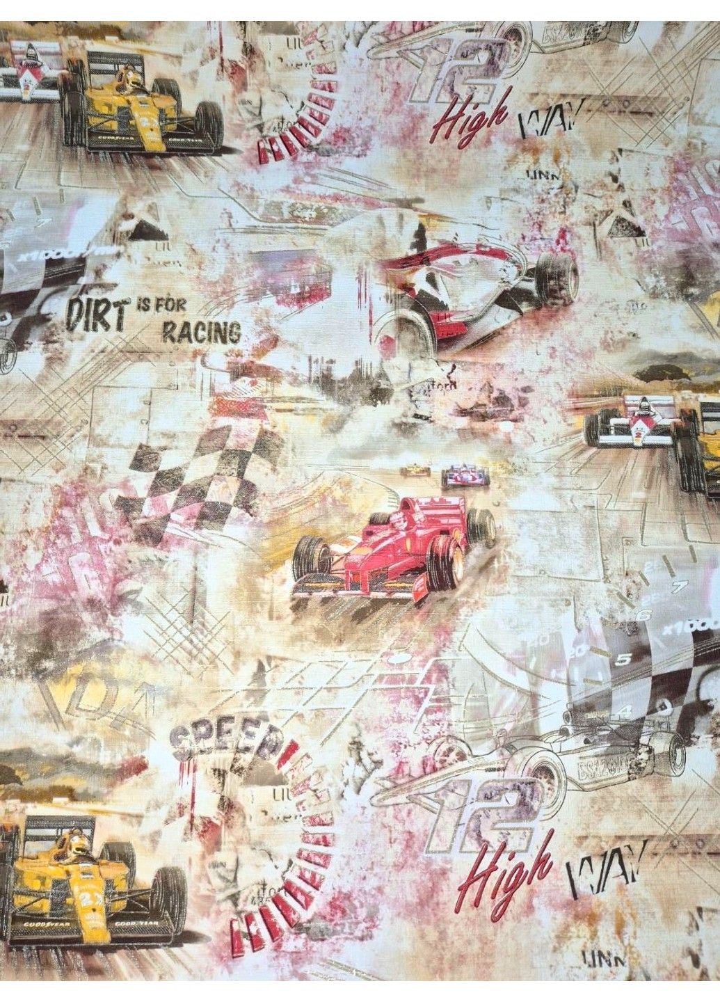 Обои виниловые 10,05 × 1,06 м Славянские обои 328-02, бежевые для детской, подростковой комнаты, игровой зоны Слов'янські шпалери (340275375)