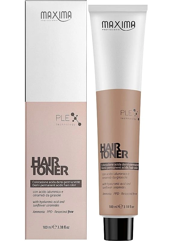 Демиперманентная краска для волос с гиалуроновой кислотой и керамидами Hair Toner 6.99 - Gianduia (2-1318245) Maxima (380129149)