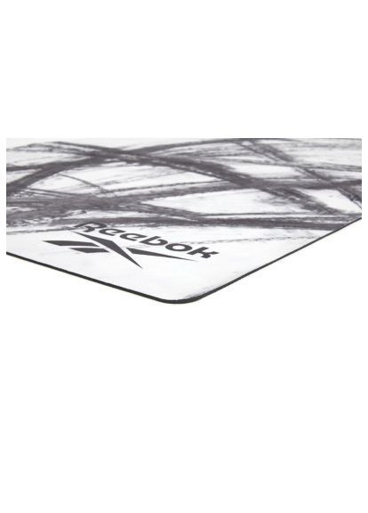 Коврик для йоги Natural Rubber Yoga Mat белый, серый, мрамор RAYG-11080OM (885652020923) Reebok Natural Rubber Yoga Mat білий, сірий, мармур RAYG- (366649820)