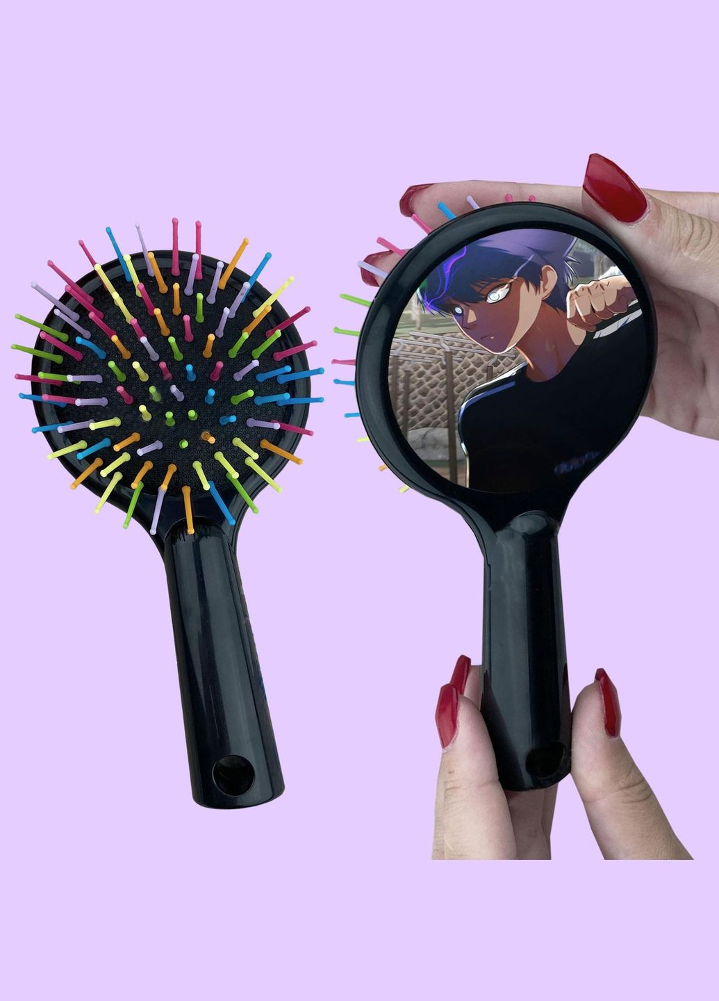 Расческа для волос Аниме Коллекция Джюнд Ито #0006 черный No Brand (315045025)