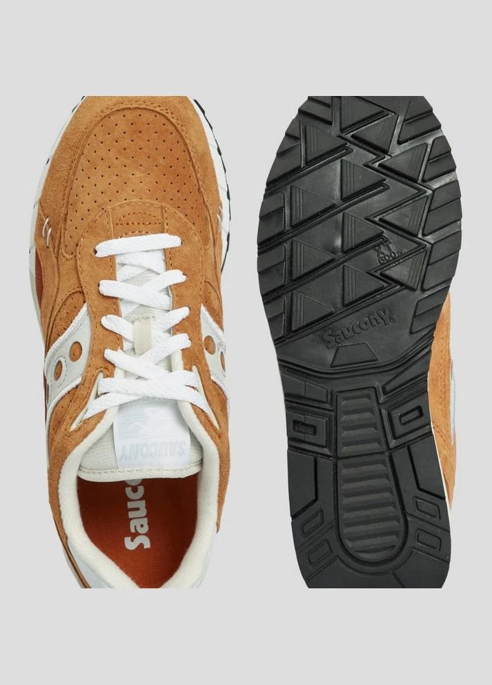 Коричневые кроссовки shadow 6000 Saucony