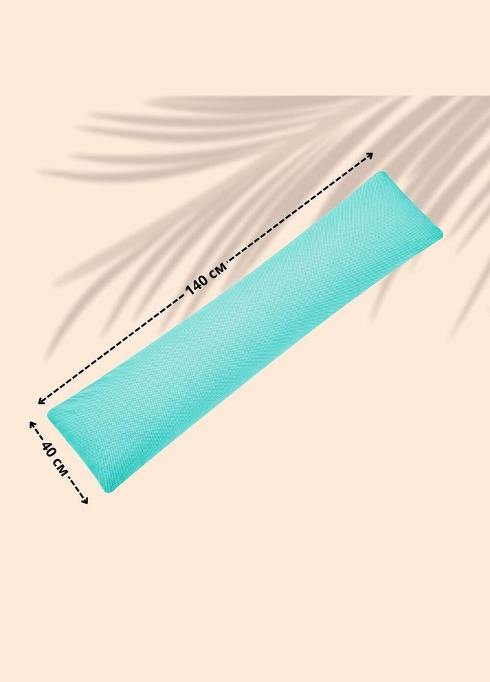 Наволочка для подушки NORDIC 40х140 см бязь зі змійкою м'ята IDEIA (342116693)