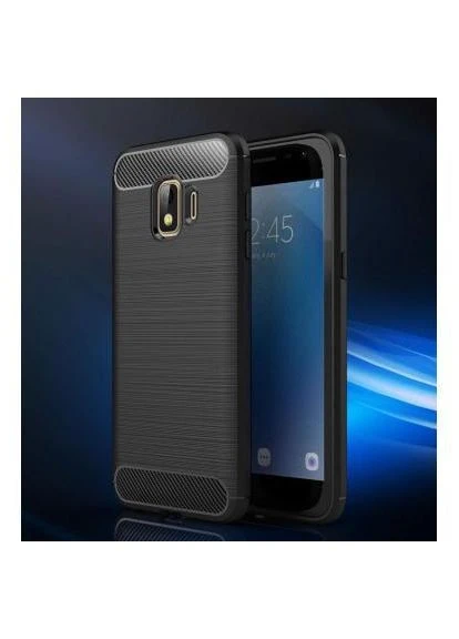 Чохол до мобільного телефона для Samsung Galaxy J2 Core Carbon Fiber (Black) (LT-J2C) Laudtec (400753227)