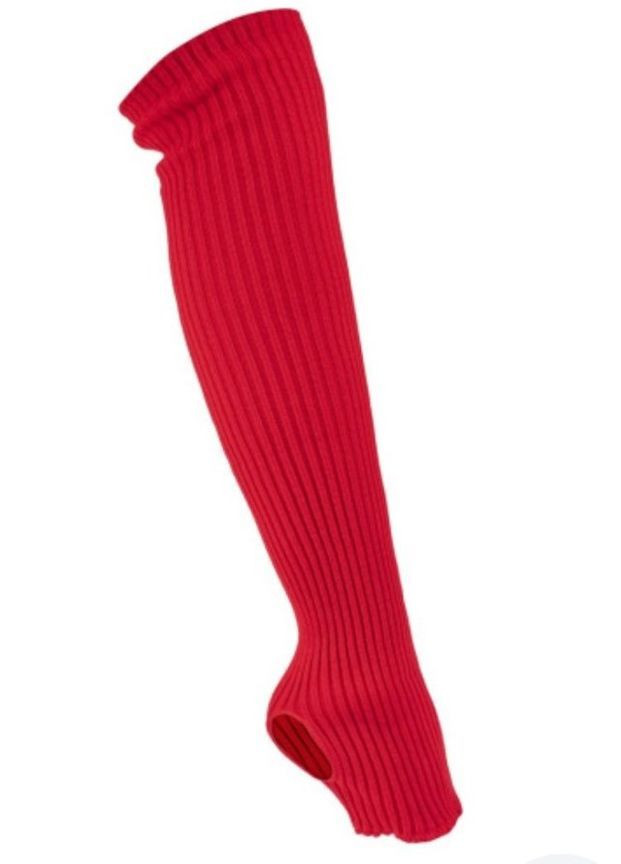 Гетри для гімнастики і хореографії червоні 60 см No Brand (370218399)