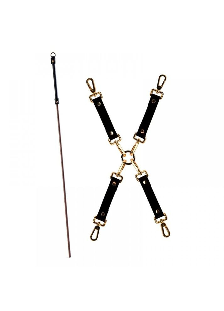 Шафа-валіза для БДСМ аксесуарів, з італійської шкіри, чорна, 14 предметів UPKO (297130840)