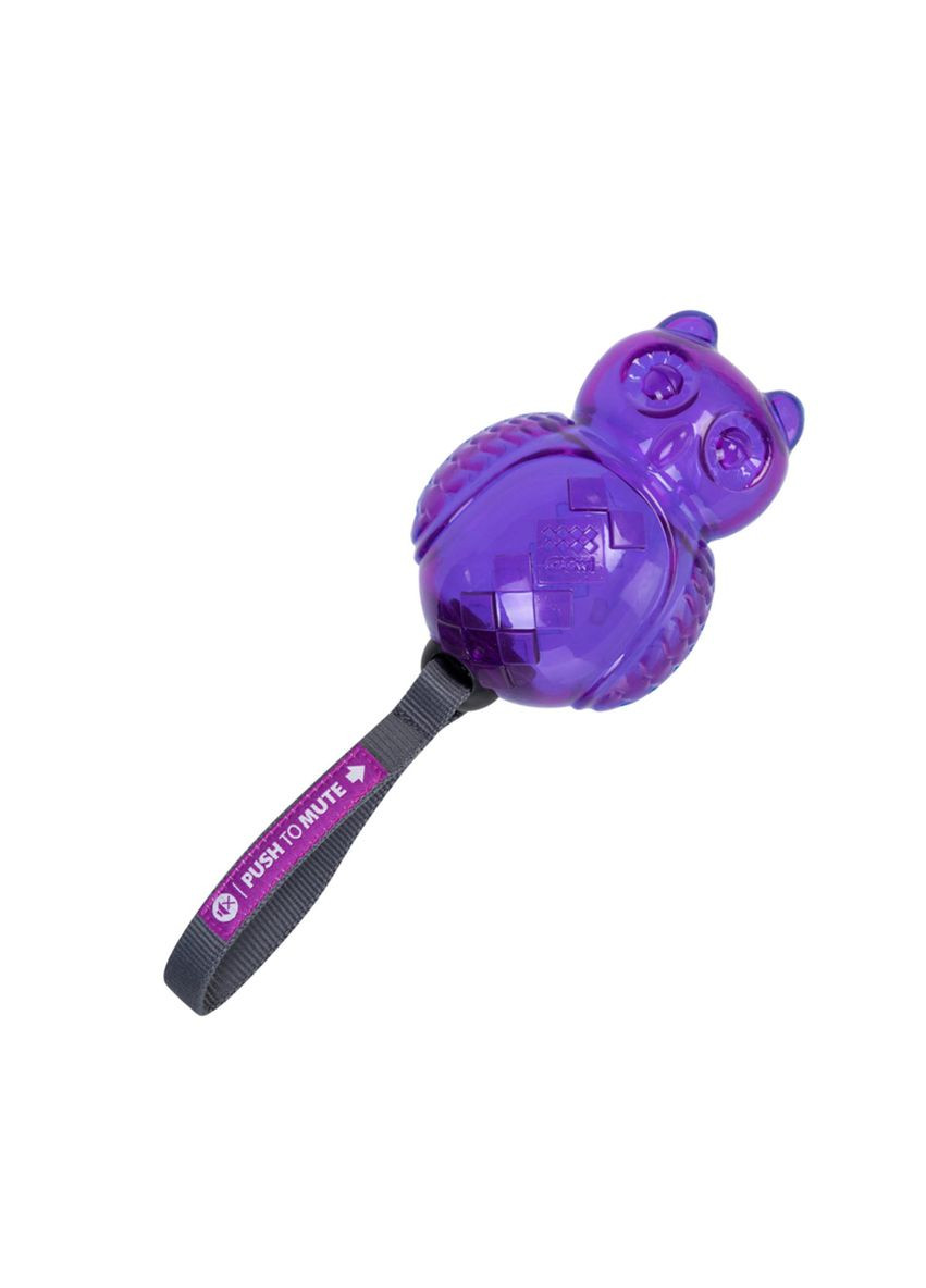 Игрушка для собак GiGwi Сова с пищалкой резина 14 см Фиолетовый (Collar75322) (15549) Collar (361962643)