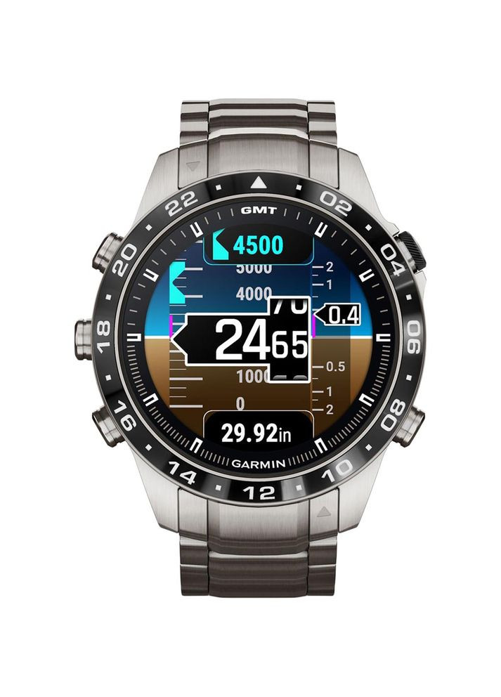 Смарт-часы MARQ Aviator Gen 2 GPS Silver (010-02648-01) Garmin (344459524)