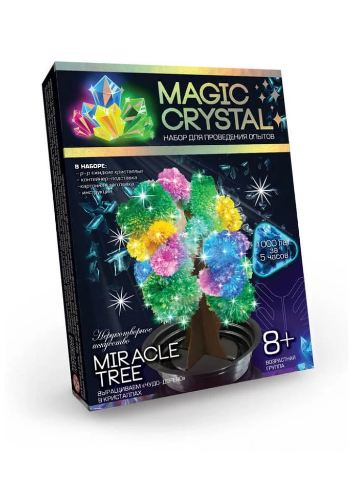 Детский Набор Для Проведения Опытов "magic Crystal" Omc-01-01 Безопасное Чудо-дерево Seli Danko Toys (393180036)