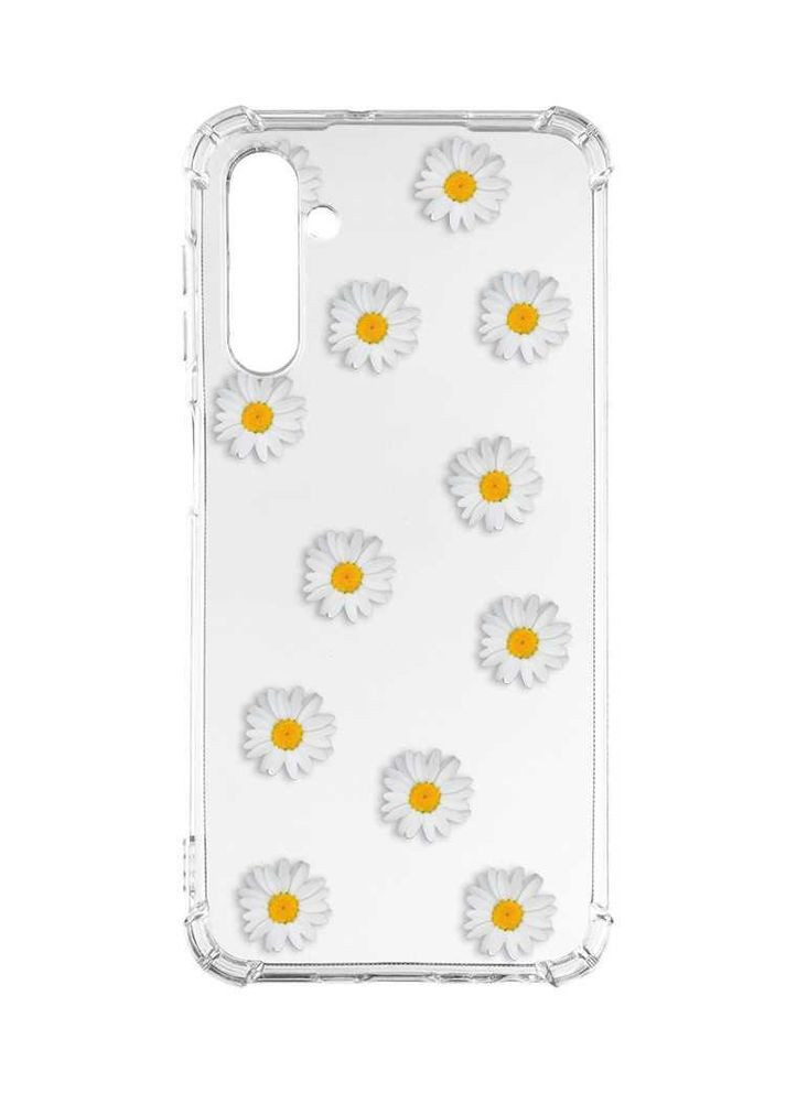 Чохол з потовщеними кутами на Samsung Galaxy A24 (A245) 4G:: Фон ромашки (принт 41) Creative (360687141)