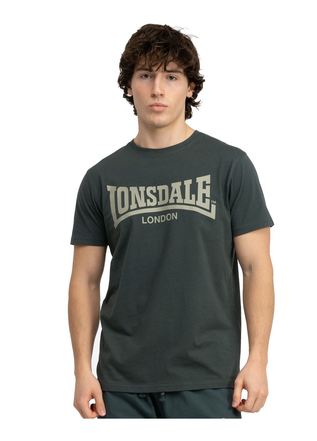Зеленая футболка Lonsdale FULWOOD