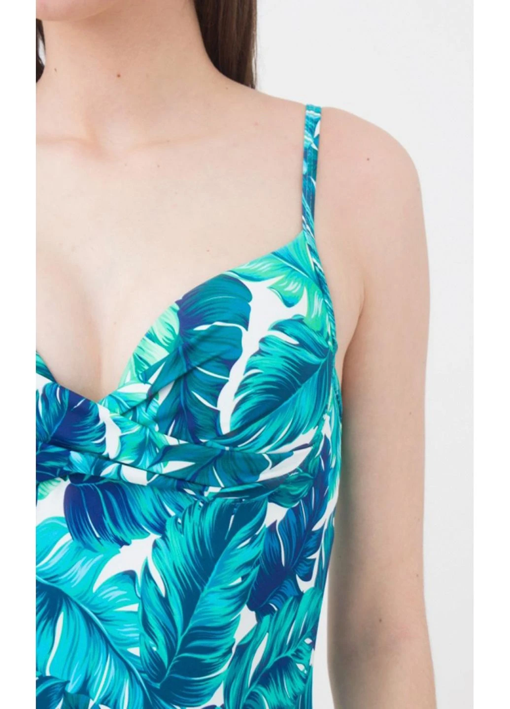 Зеленый демисезонный цельный женский купальник слитный Giulia SWIMWEAR BODY (PUSH UP)