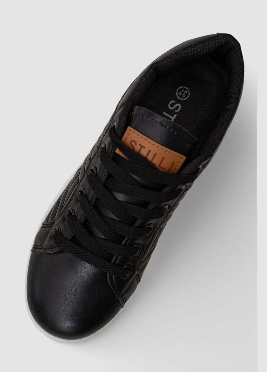 Черно-белые кеды женские,, Stilli