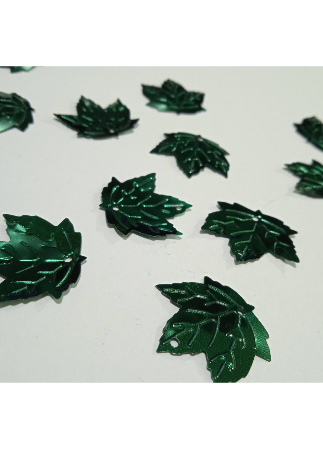 Паєтка листочок (15 шт.) No Brand (372531709)