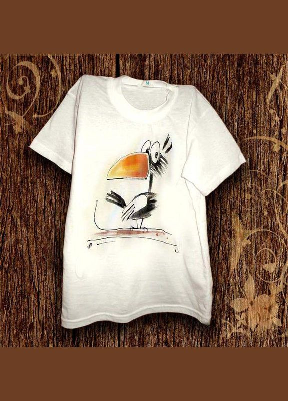 Футболка жіноча з принтом 46 Біла 2664084910 No Brand - (341249711)