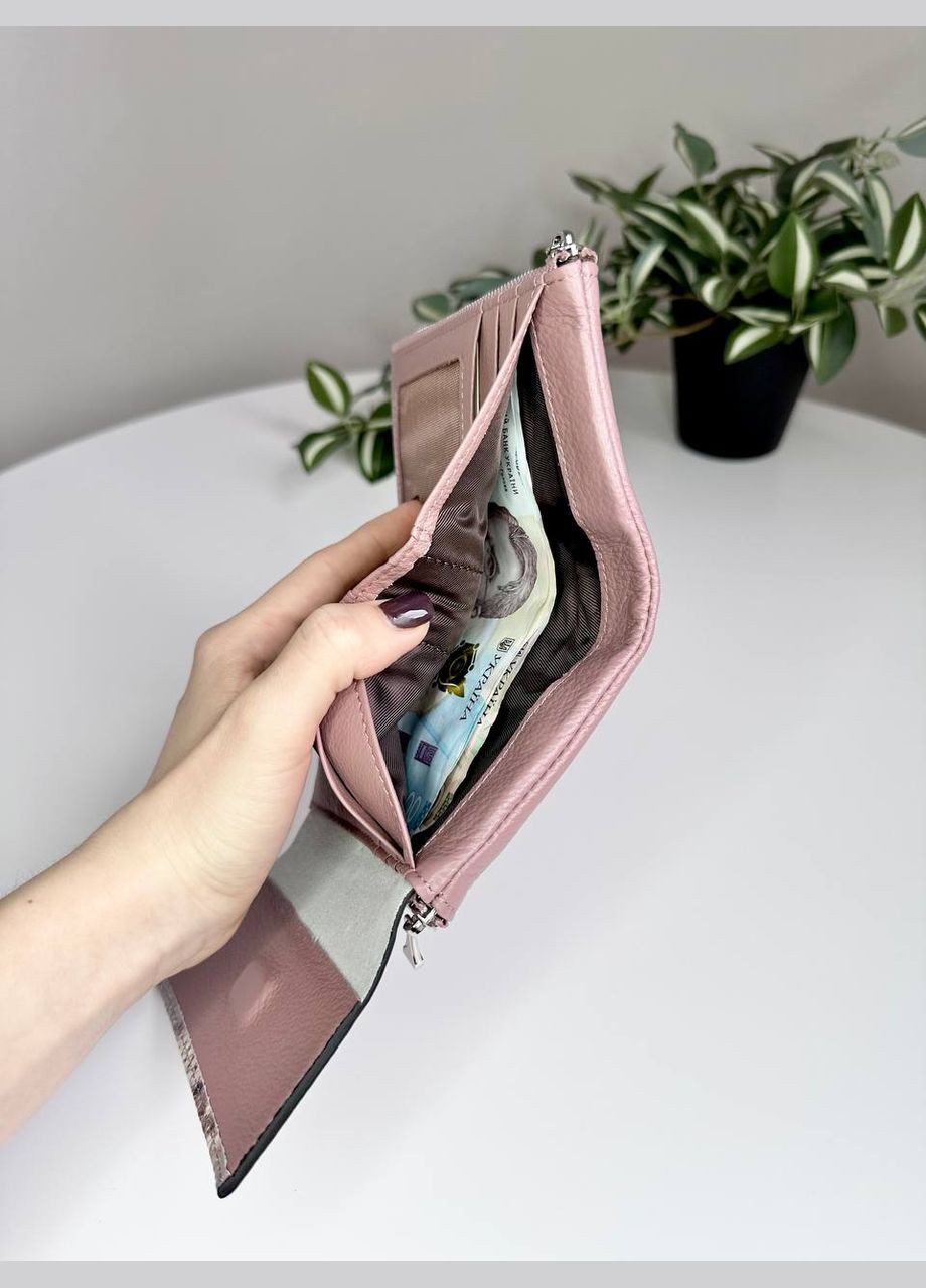 Женский кожаный кошелёк среднего размера на магнитах Classic (314815679)