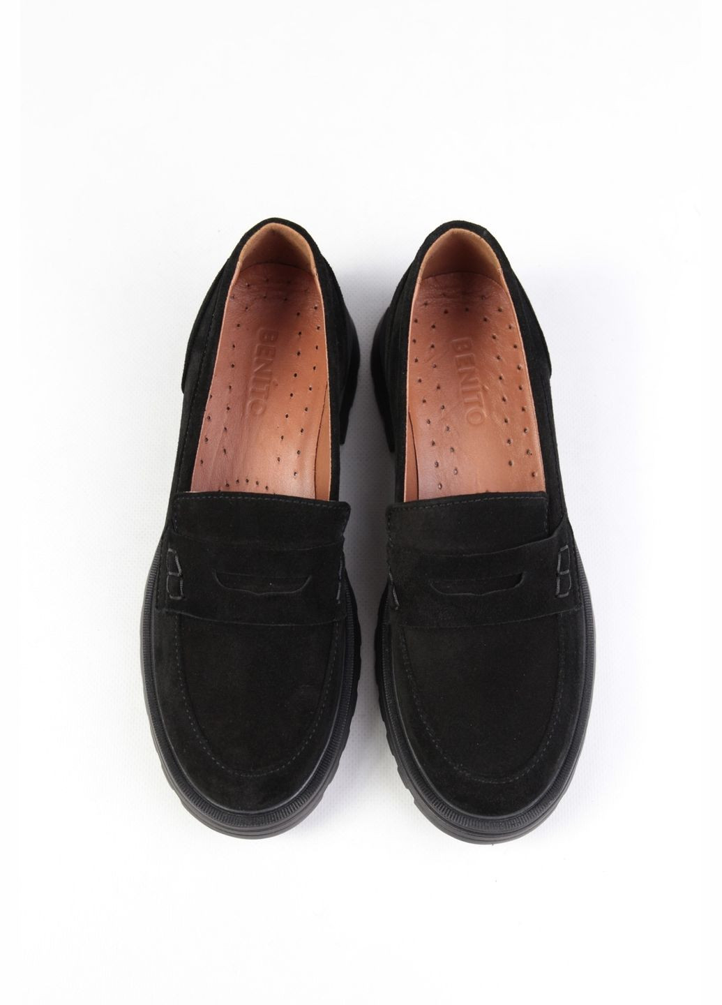 Benito Туфли черный з натуральная замша, турция — демисезон (323136723)
