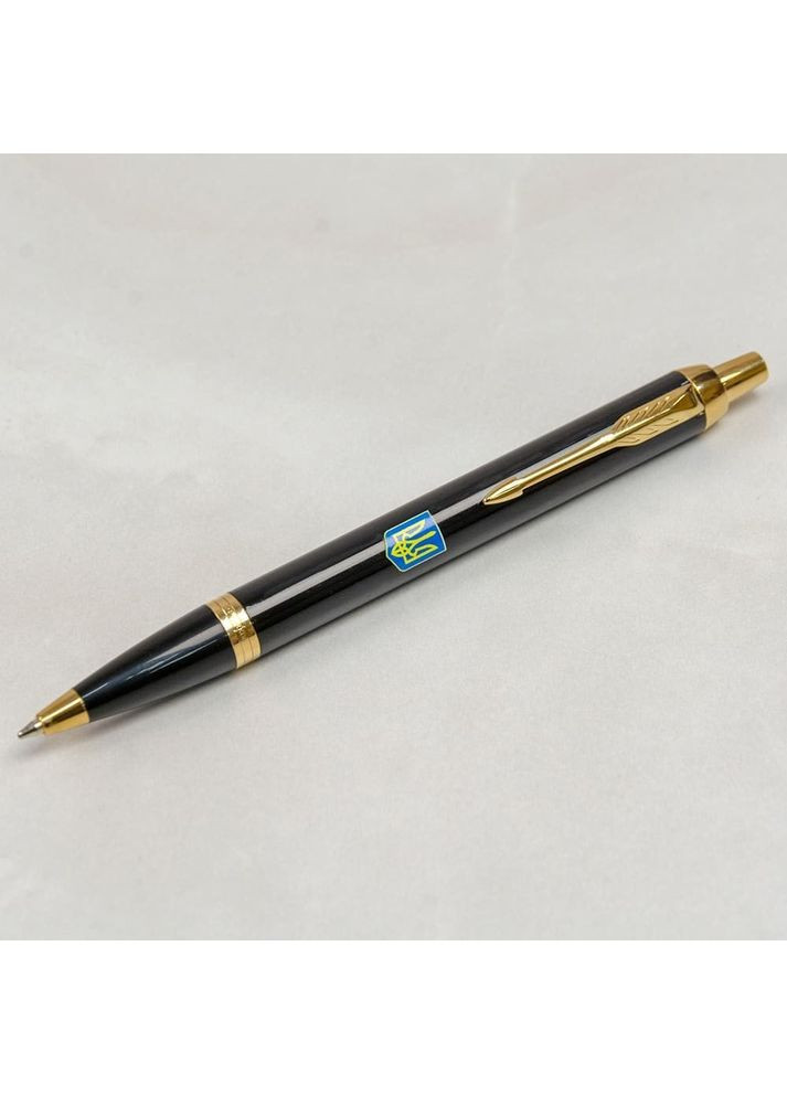 Ручка кулькова IM 17 UKRAINE Black GT BP Герб України 22032_T0076u Parker (361448120)