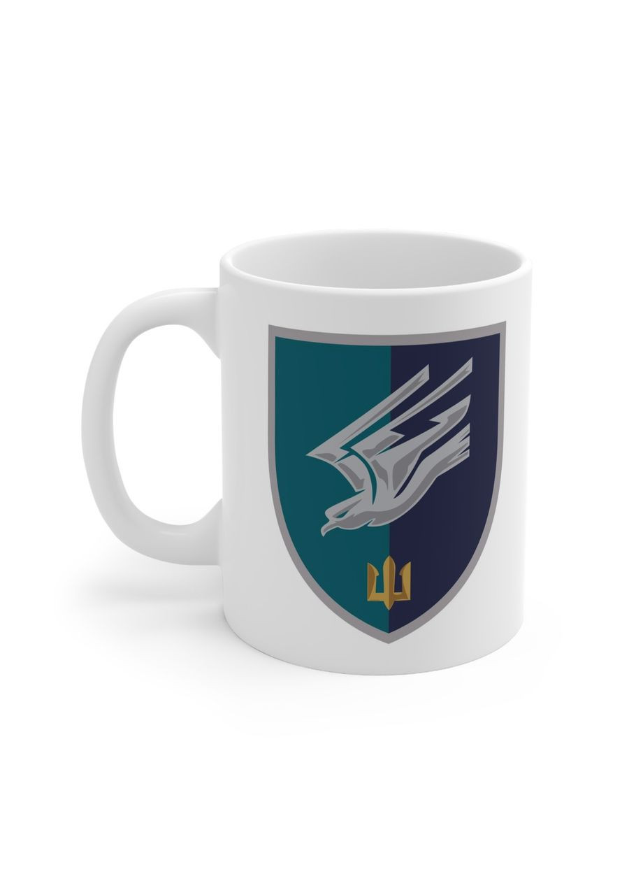 Кружка з шевроном "88-й окремий батальйон морської піхоти" No Brand (368671573)