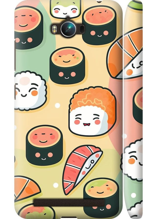 3D пластиковий матовий чохол 'Суші патерн' для Endorphone Asus ZenFone Max ZC550KL (278237210)