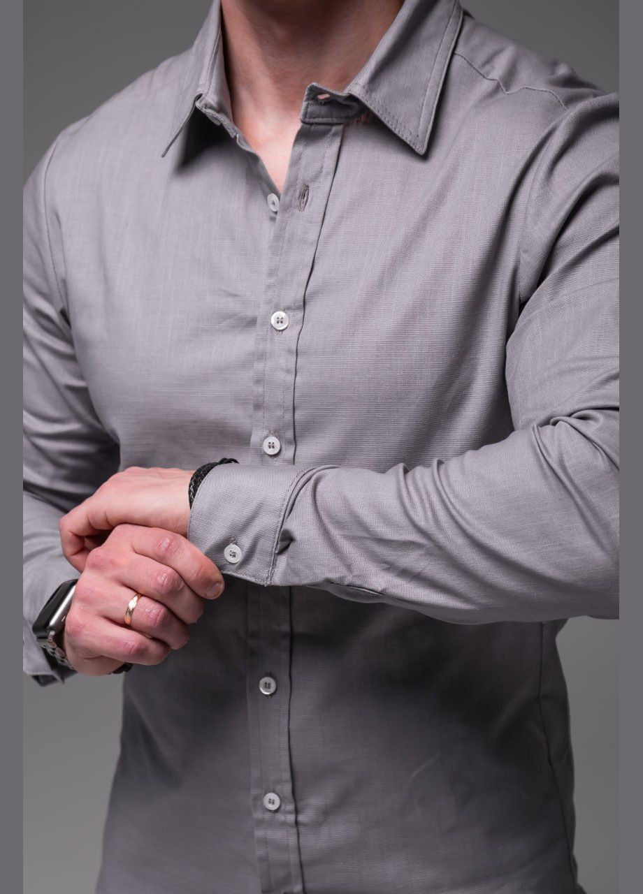 Стильна класична лляна сорочка Vakko (338782724)