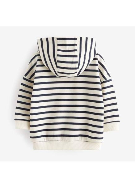 Худі на флісі Ecru/Stripe Next Trend 7206~01 (358203175)