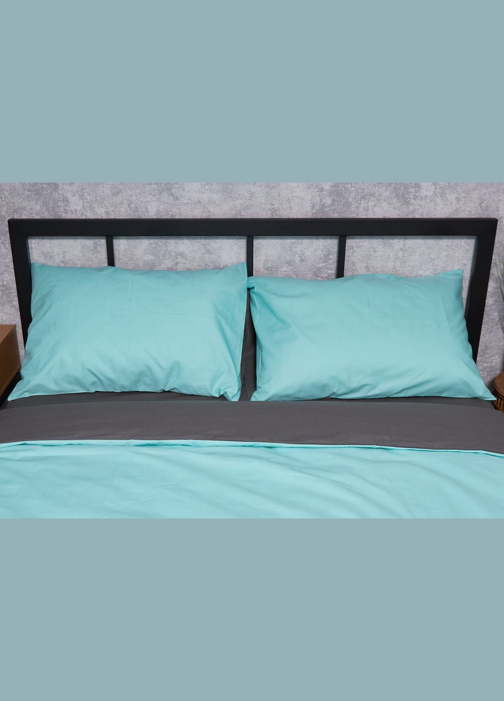 Комплект постільної білизни Бязь Gold Люкс «» полуторний євро 160х220 наволочки 4х70х70 (MS-820002112) Moon&Star Gray Mind (285717919)