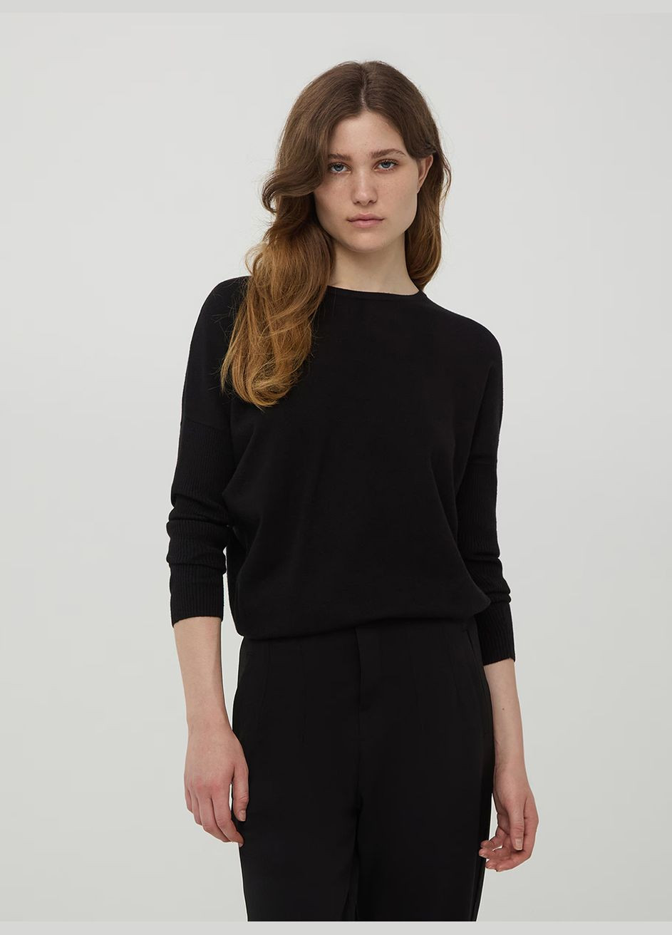 Чорний демісезонний светр жін Terranova