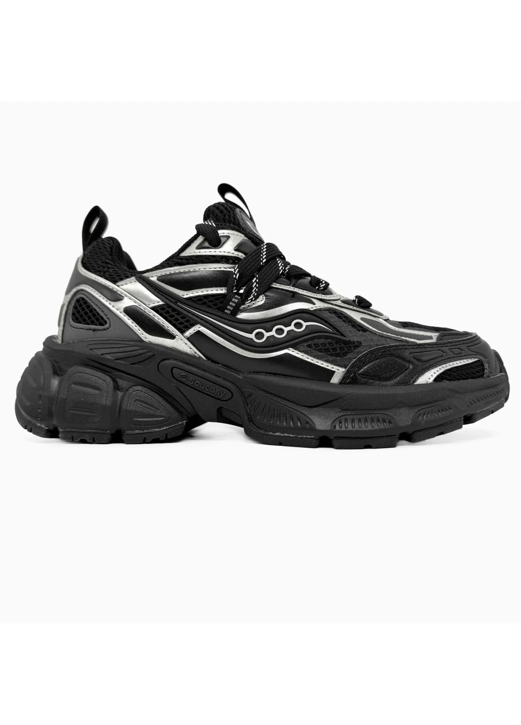 Черные демисезонные кроссовки мужские saucony 2k cavalry black саукони черные No Brand