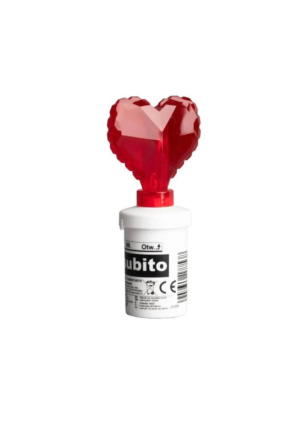 Свічка Led на 1200 годин Серце(50днів) Subito (314810174)