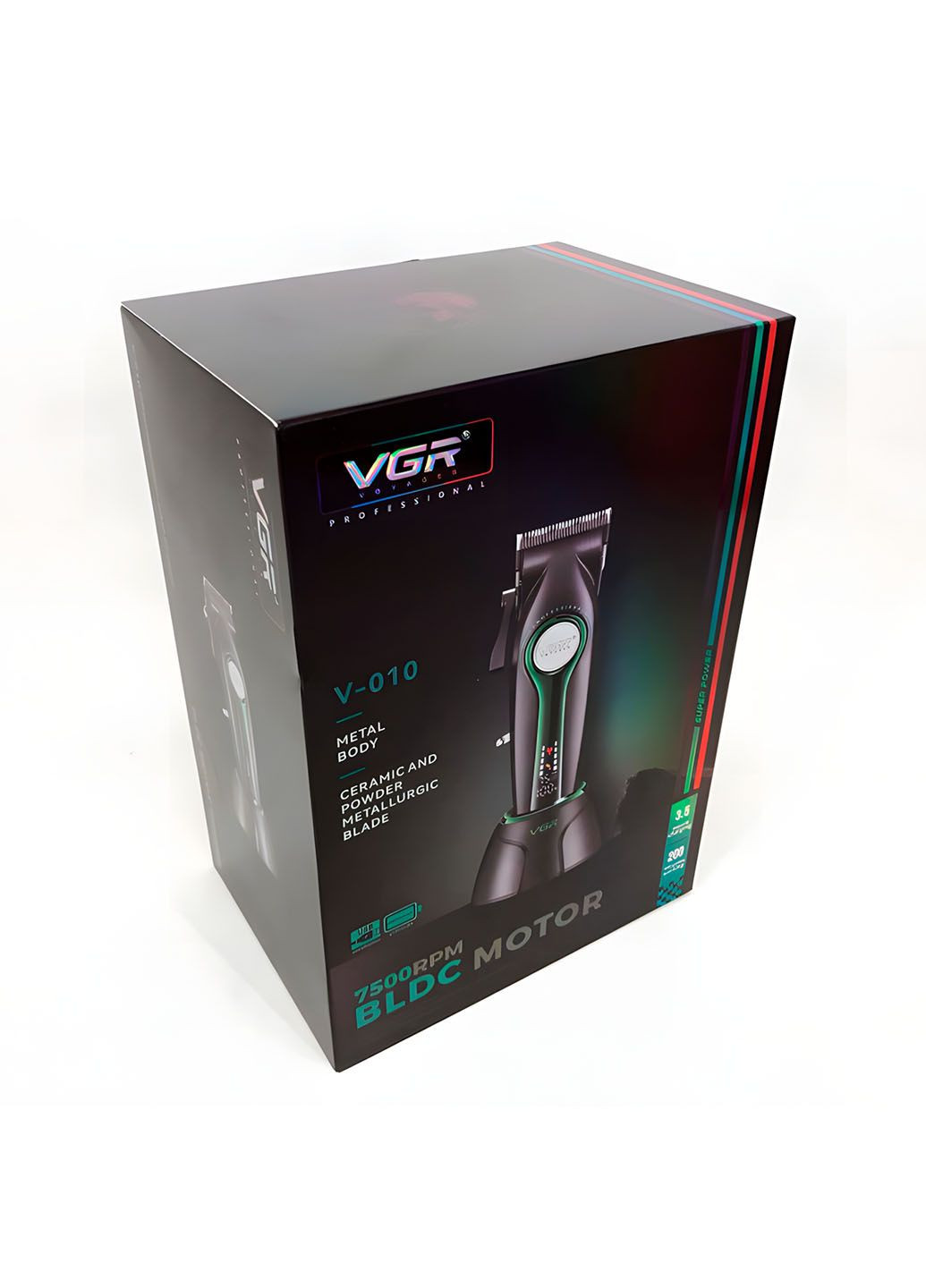 Профессиональная машинка для стрижки с насадками для головы, бороды и бровей. VGR V-010 (348059033)