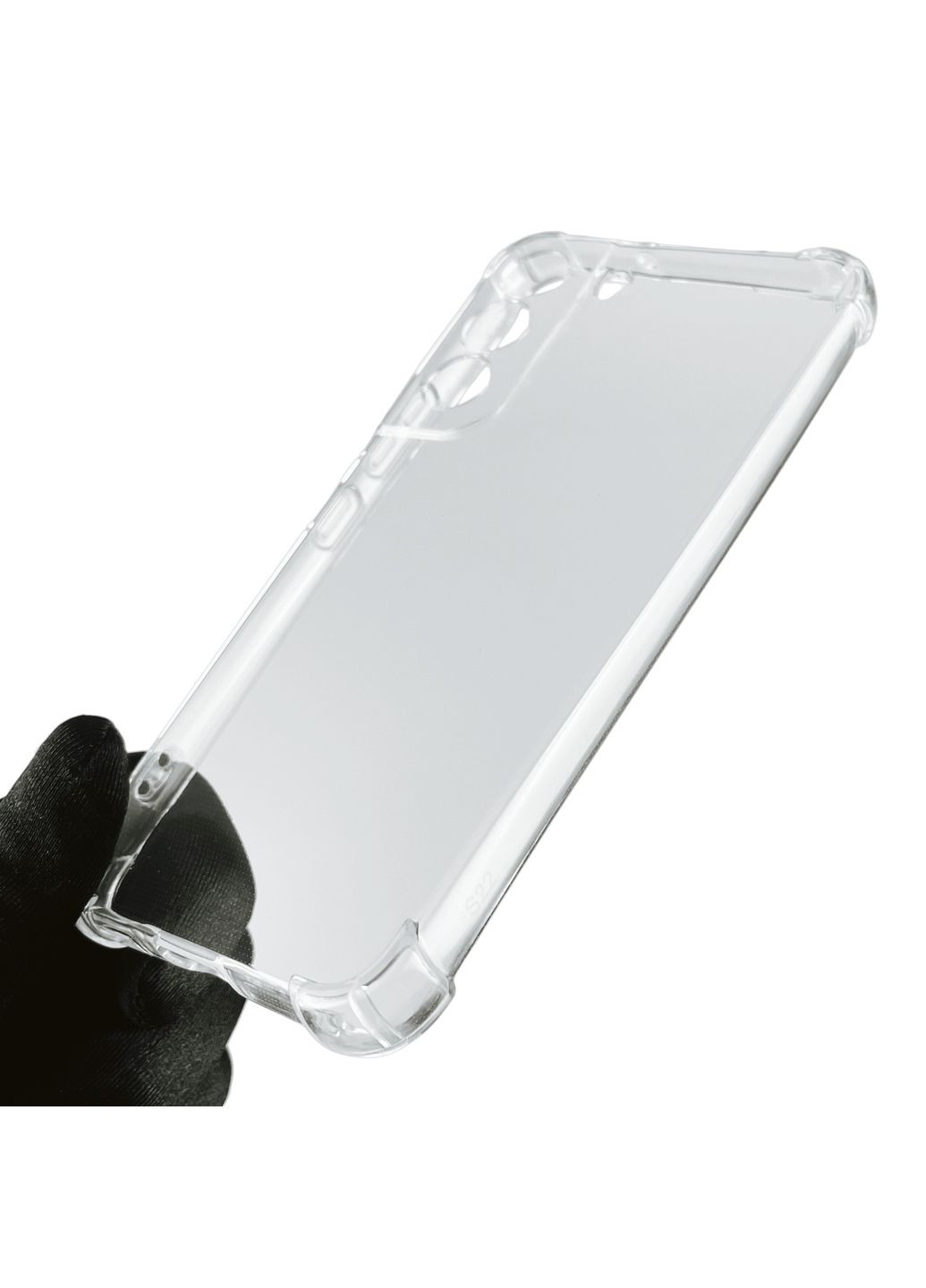 Чехол для Galaxy S22 SM-S901B с бронь углами выше экрана противоударный на самсунг с22 прозрачный Samsung (366022157)