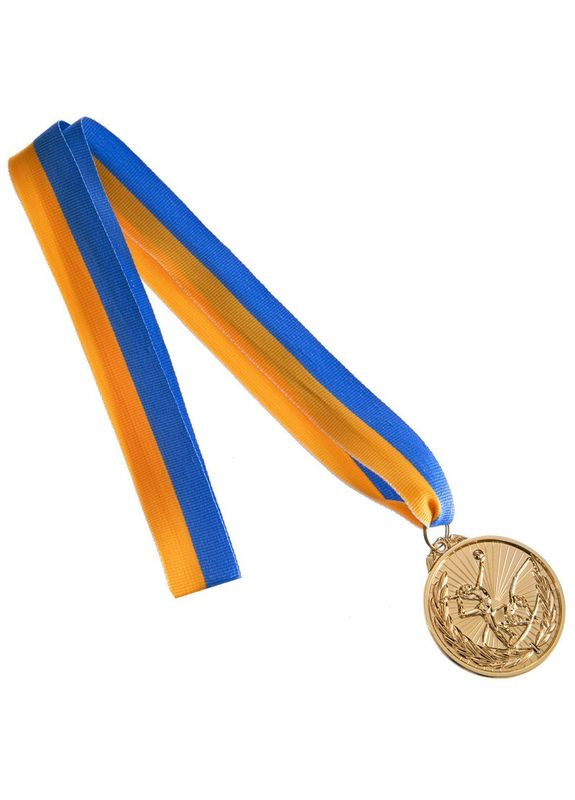 Медаль спортивная с лентой Гимнастика d-5см C-7012 (металл, d-5см, 25g, 1-золото) SP-Sport (361434499)