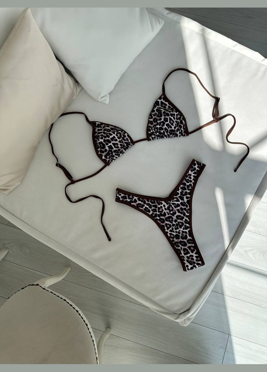 Комбінований літній трендовий купальник для ідеальної засмаги роздільний Vakko