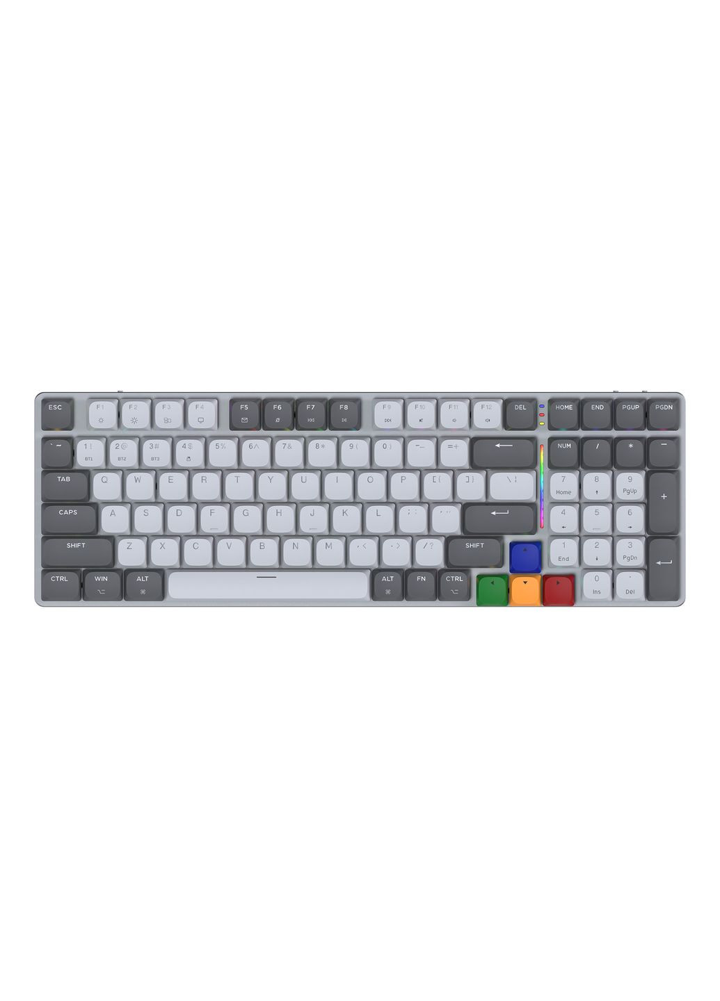 Клавіатура Ігрова бездротова MAXFIT AIR99 MK916 Brown Switch Fantech (366872919)