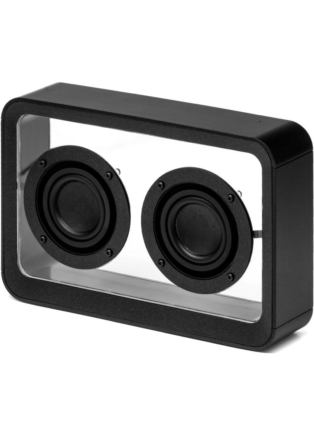 Портативная беспроводная колонка с Bluetooth, с подсветкой, басом и USB-C зарядкой, Прозрачно-Черная Gingko (365721895)