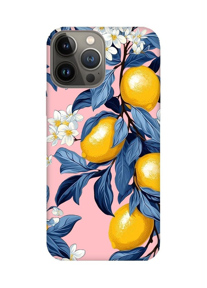 Матовый чехол на Apple iPhone 13 Pro Лимонное дерево (принт 417) Creative (361112200)