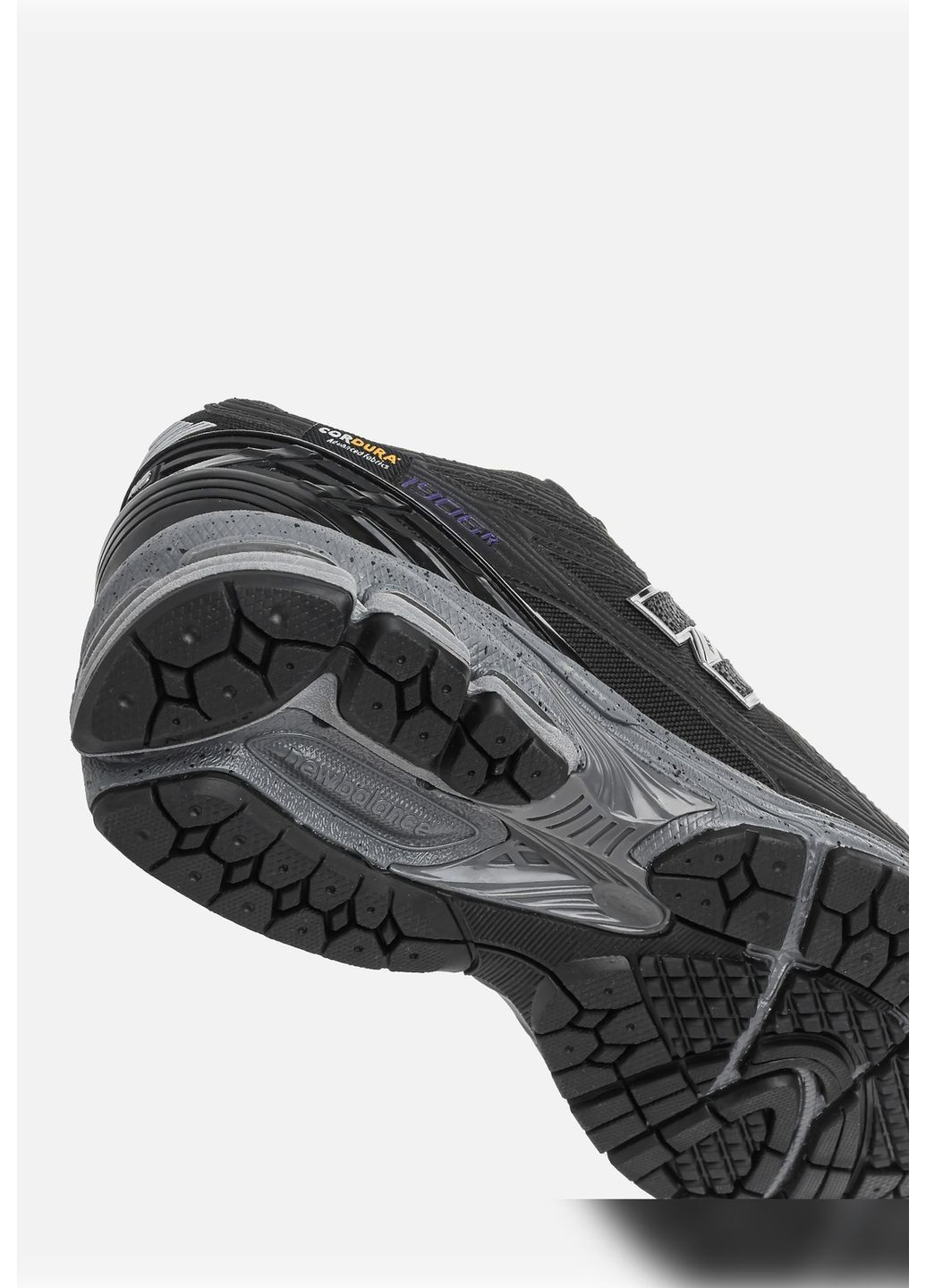 Чорні Осінні кросівки чоловічі new balance black grey No Brand 1906 Cordura