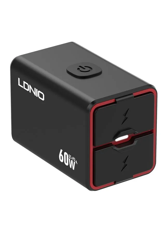 Мото Інвертор C108 1USB/1USB-C 60W+Type-C to Type-C Ldnio (364206292)