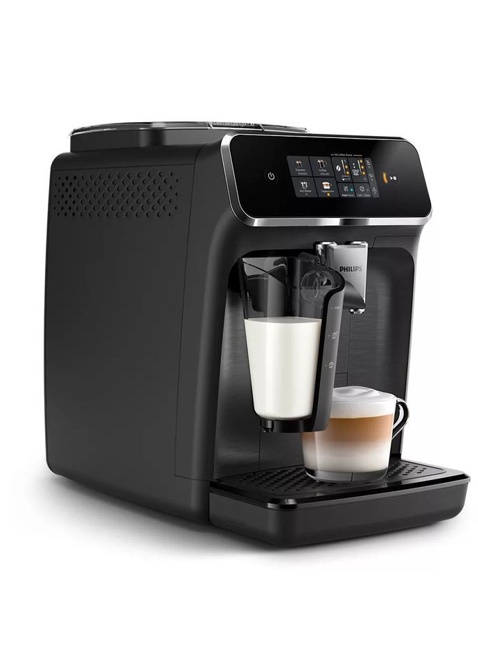 Кофемашина Series 2300, 1,8л, зерно+молотая, автомат.капуч, сернор.управление, черный Philips (315040851)