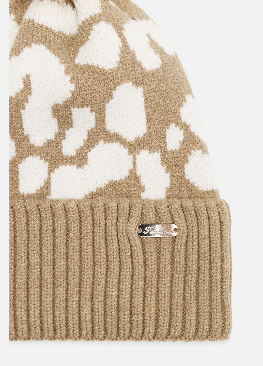 Шапка для девочки цвет бежевый CB-00260021 Yuki (319093622)