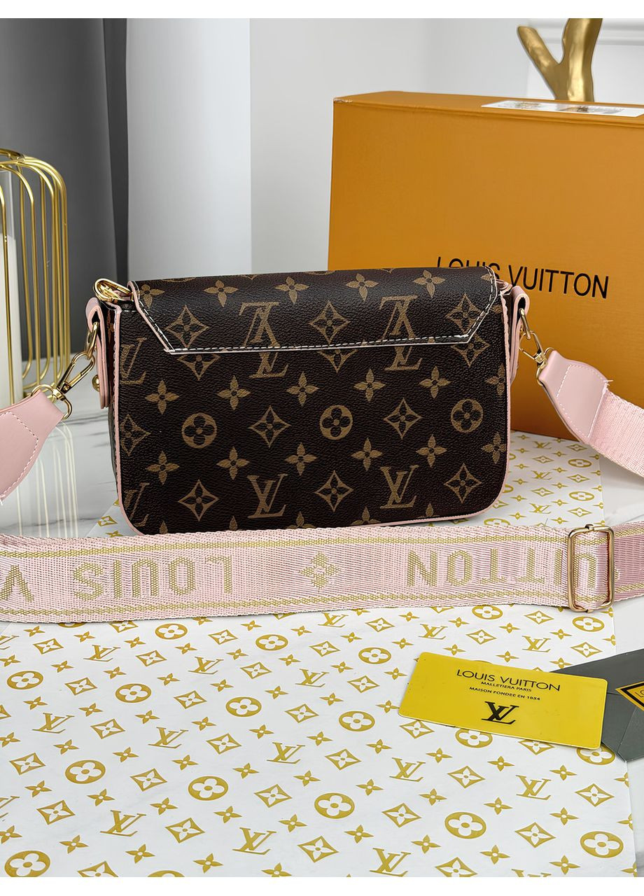 Сумкакросс-боди с розовым ремнем через плечо No Brand (369935451)