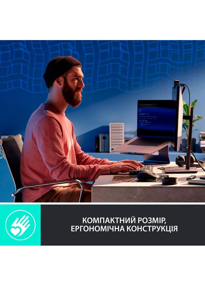 Клавиатура MX Mechanical Mini Minimalist Graphite (920010780) Logitech (315725146)