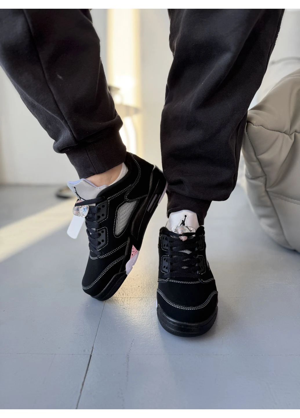 Цветные летние кроссовки nike 5 retro low dongdan найк аир ретро No Brand