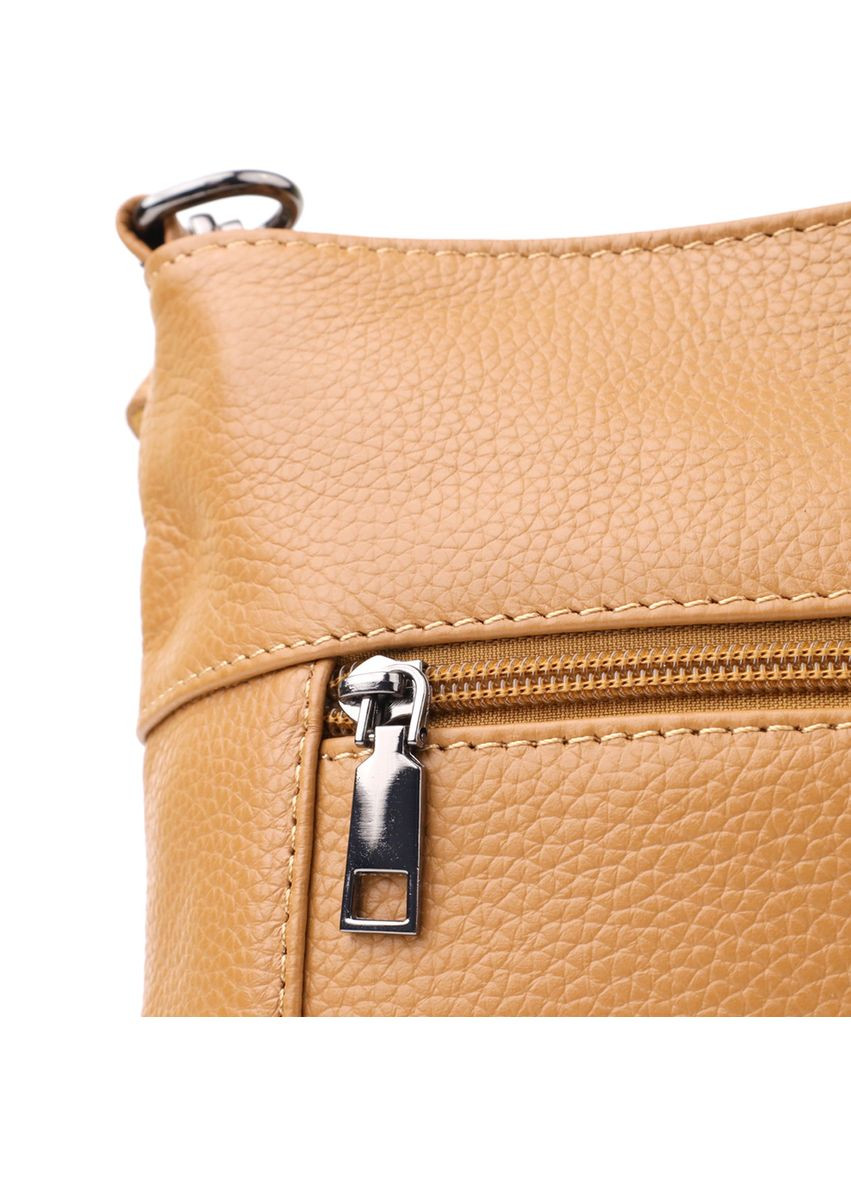 Женская сумка на два отделения из натуральной кожи 23015 Светло Vintage (357207694)