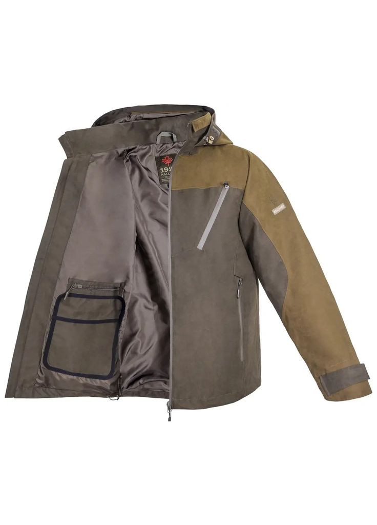 Коричнева демісезонна куртка innsbruck хакі (m508506) Hallyard Innsbruck Хакі L