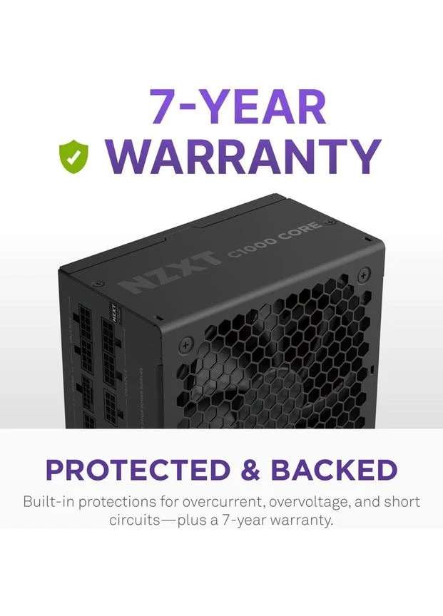 Блок питания C Series ATX 3.1 1000 Вт 80 Plus Gold Core (PA-0G3BB-EU) NZXT (400932796)