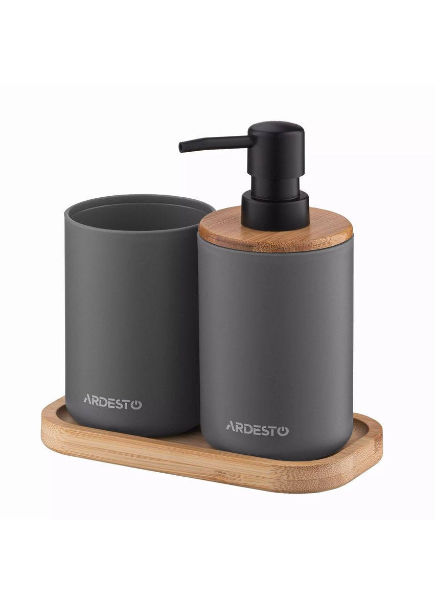 Набор аксессуаров для ванной комнаты Minimalism ARHB3110GB 3 предмета Ardesto (364760576)