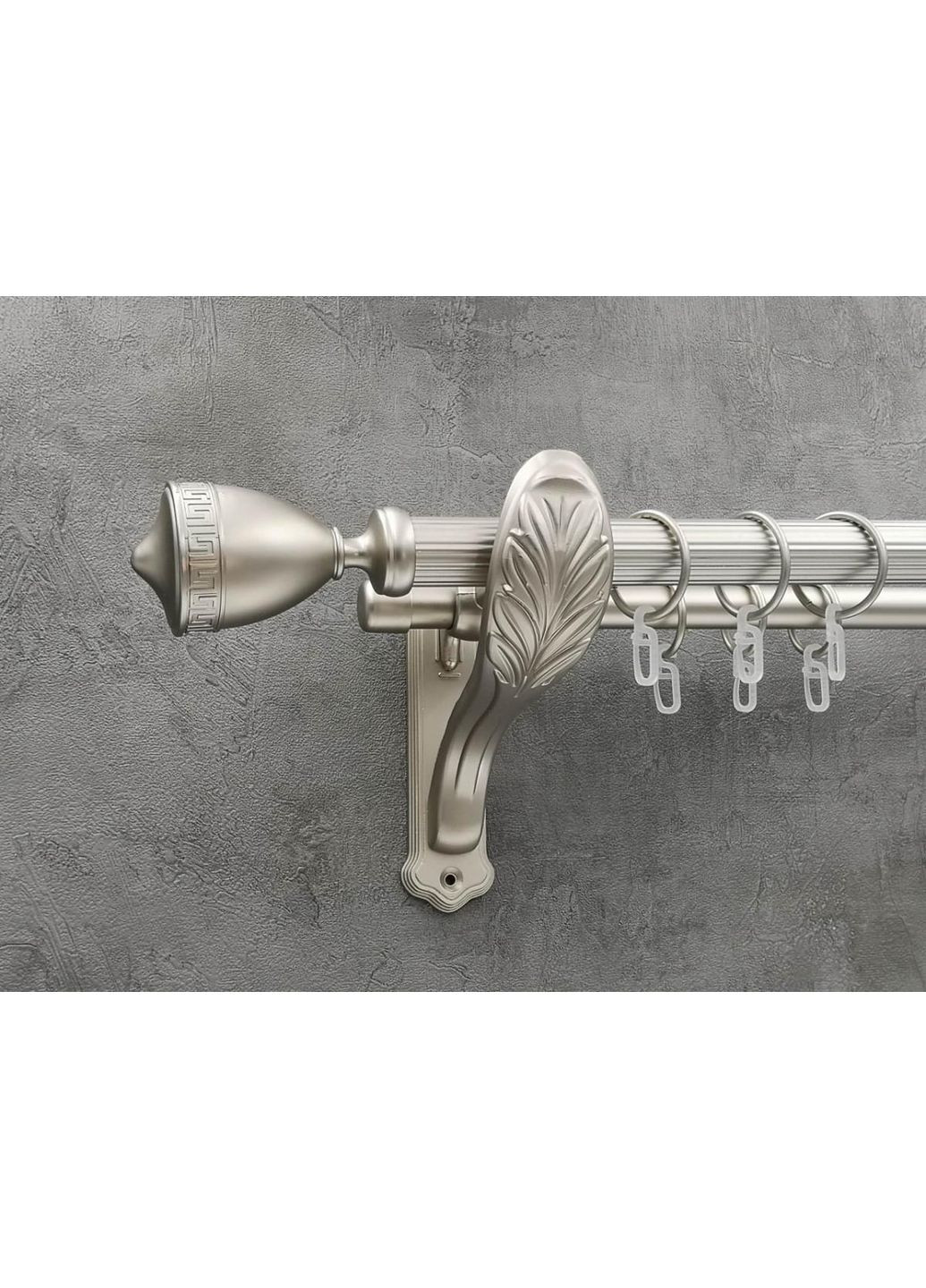 Карниз Афіна рифлена штанга подвійний ретро 25/19 мм 300 см Сатин Quadrum (352781722)