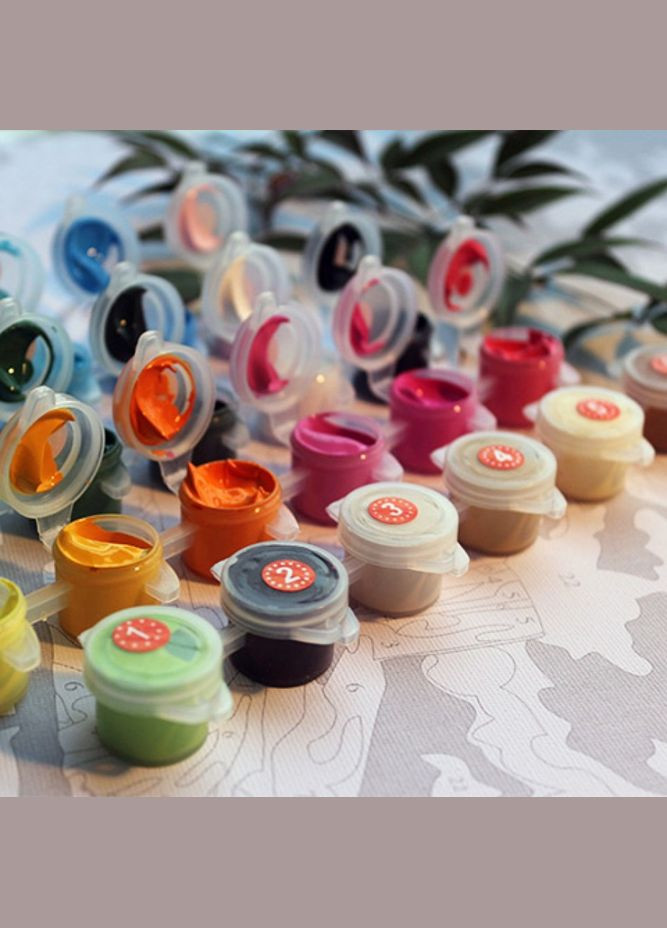 Картина по номерам Природа ночи с золотой краской картина в цифрах Абстракция 40х50 BS53040 Brushme (308987850)